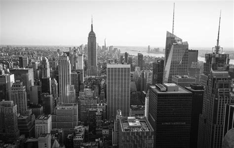 Free Images Black And White Skyline City Skyscraper Manhattan