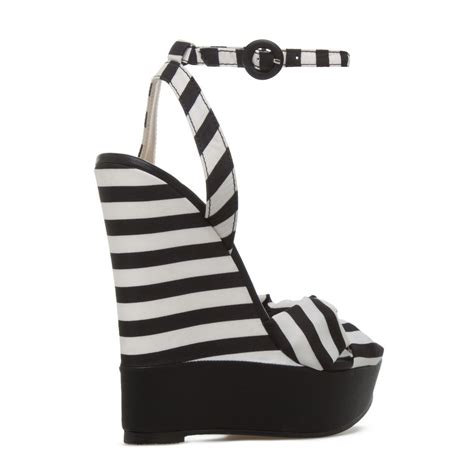 Striped Tall Platform Sandals Fashion Shoes Platform Sandals Shoe