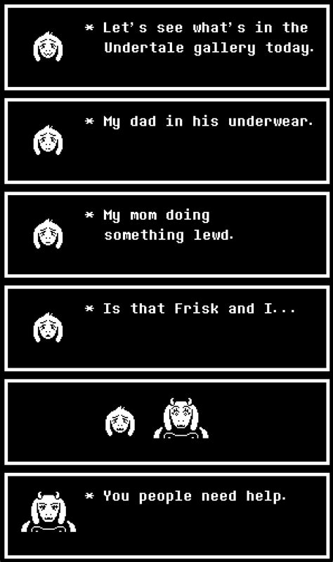 Asriel Finds Rule 34 Undertale