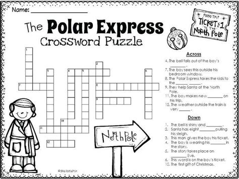 So little kids love trains. Polar Express Coloring Pages PDF, Worksheets and Puzzles ...