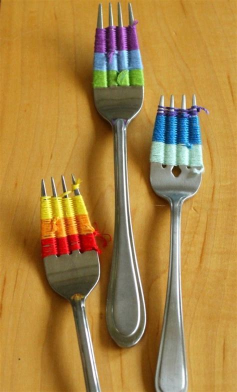 Fork Weaving Fine Motor Activities For Kids Quick Crafts Craft