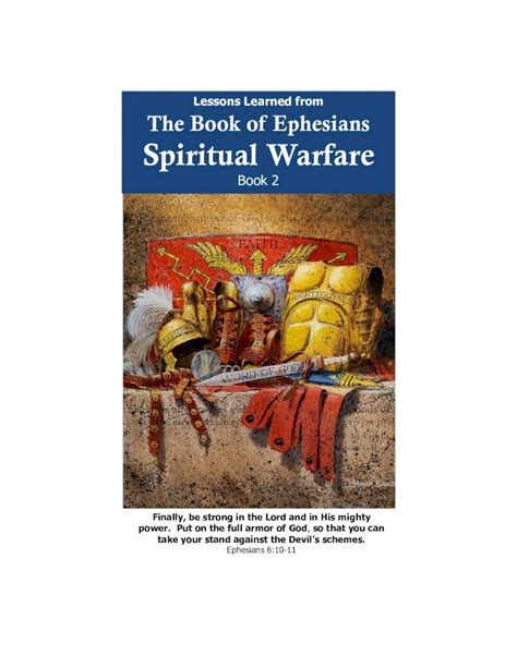Pdf Lessons Learned From The Book Of Ephesians Spiritual Warfare