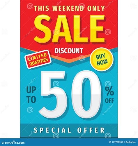 Sale Vertical Banner Design Discount Up To 50 Off Concept Poster Advertising Promotion Layout