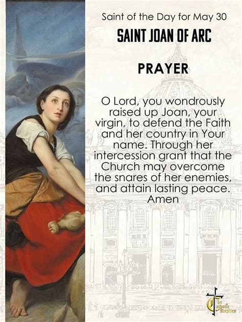 Pin By Gregorio Guillermo On Catholics Faith Saint Joan Of Arc