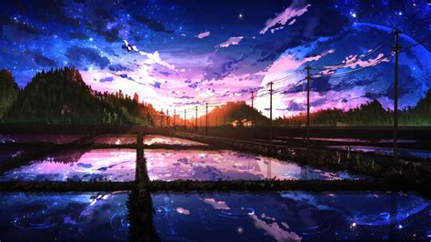 Landscape Scene Anime K Wallpapers Wallpaper Cave
