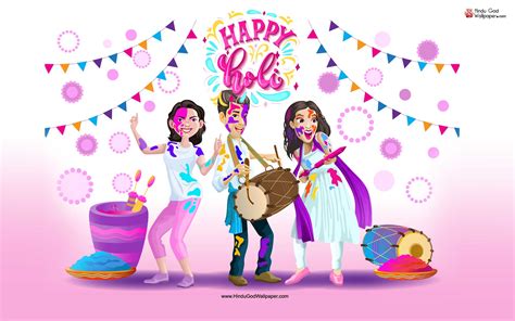 Holi Cartoon Wallpapers Hd Images And Photos Free Donwload