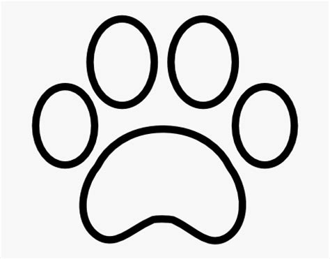 Cat Paw Print Clipart Outline And Other Clipart Images On Cliparts Pub™