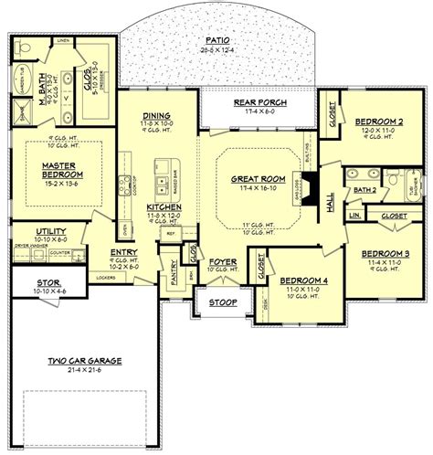 Https://wstravely.com/home Design/floor Plans For 4 Bedroom 2 Bath Homes