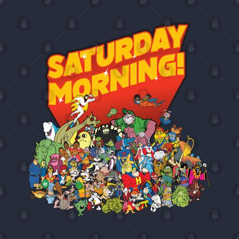 Saturday Morning Cartoons T Shirt Teepublic