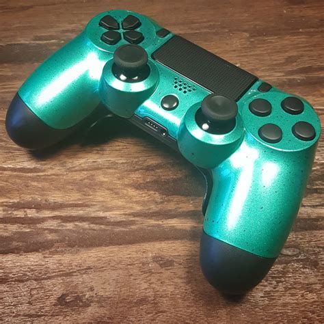 Sony Playstation 4 Ps4 Dualshock 4 Custom Seafoam Blue Green Splatter