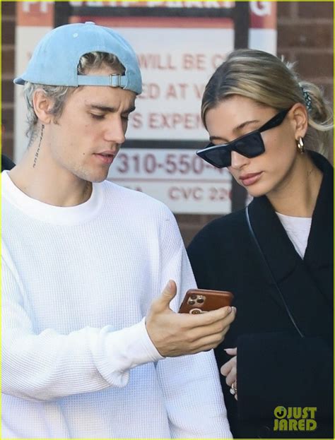 justin bieber and his clean shaven face spend quality time with wife hailey photo 4438653