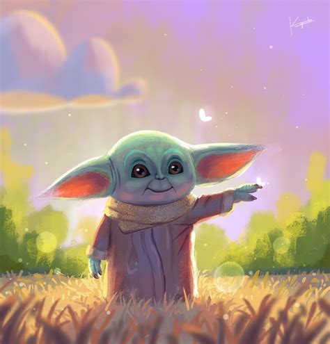 Artstation Baby Yoda Fanart