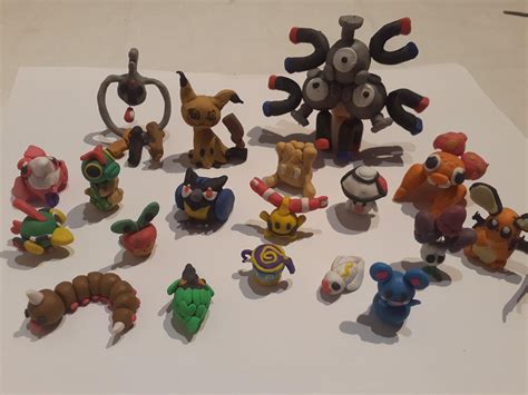 More Tiny Pokemon Made Out Of Clay Oc Pokemon