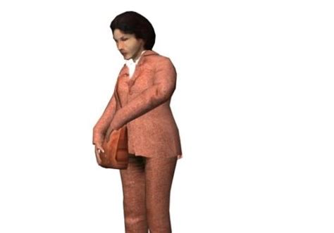 businesswoman with briefcase characters 3d model max 123free3dmodels