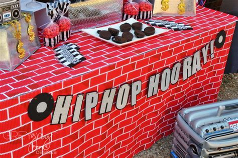 Hip Hop Birthday Party Ideas Photo 12 Of 35 Catch My Party
