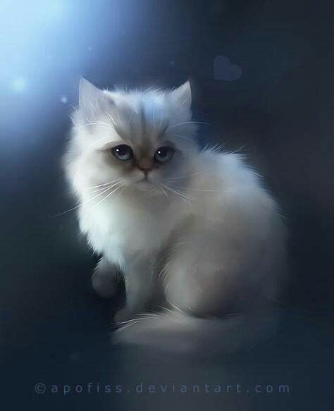 Cite White Cat Omg So Cute Draw Cat Cat Art Cute Cats