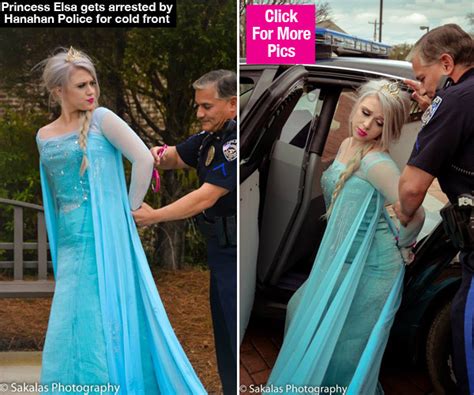 Pics Elsa Arrested For Causing Cold Weather — See Hilarious Pics