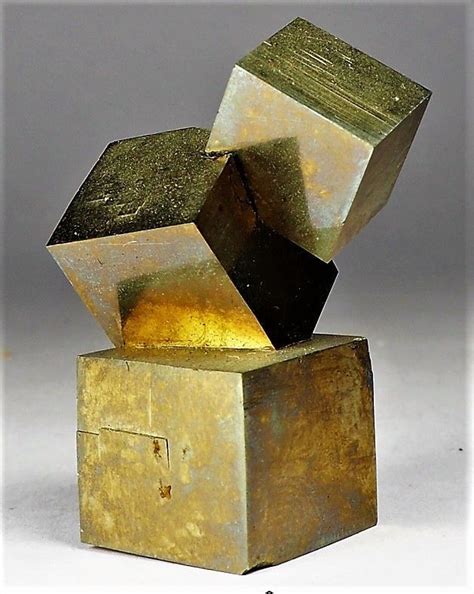 Pyrite Cube Stack Crystals And Minerals Specimens Stones And