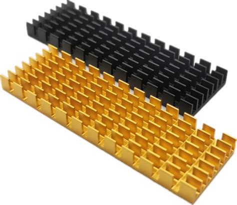 Pure Copper Heatsink With Thermal Conductive Adhesive For M2 Ssd