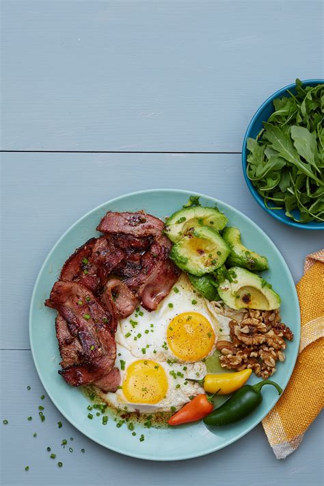 Lchf Recept Plocktallrik Med Bacon Och Avokado Diet Doctor Recipe