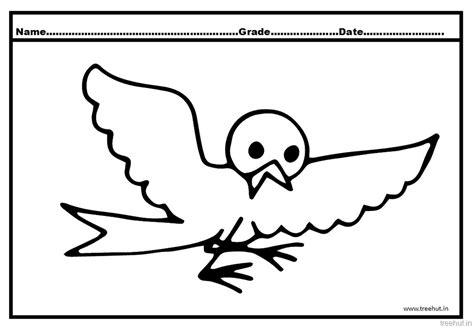 Talking about having fun, hummingbirds can fly backwards! Cute Flying Birds Coloring Pages