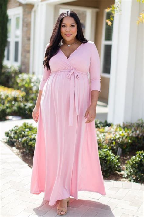 Plus Size Lace Maternity Maxi Dresses For Baby Shower Maxi Styles In