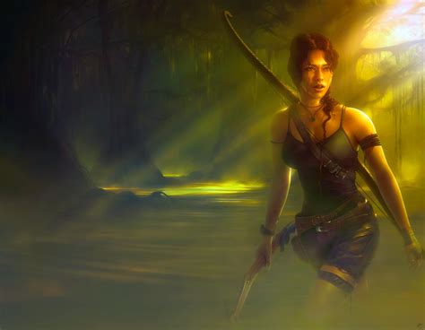 Tomb Raider Fantasy Girl 4k Wallpaperhd Games Wallpapers4k Wallpapers