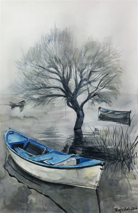 Boat And Water Painting Art People Gallery