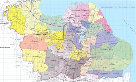 Download Peta Kota Surabaya Terbaru