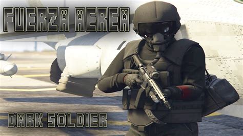 Conjunto Modeado Gta V Online 141 Dark Soldier Modded