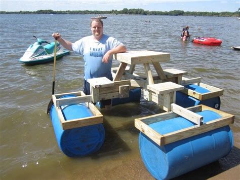 It's an object of art. Floating Picnic Table | DIY projects for everyone!