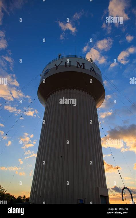 Yuma Water Tower Stock Photo Alamy
