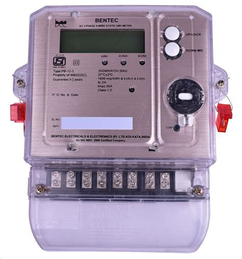 Three Phase Whole Current And Ct Operated Meters With Lcd Display