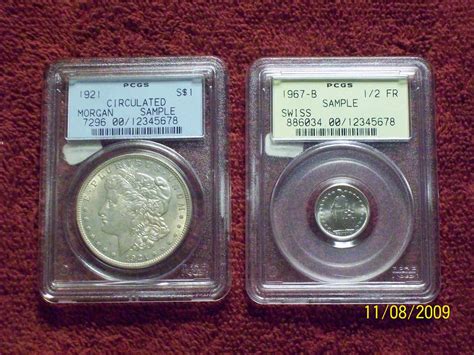 Unique PCGS sample slab...possibly a unique PCGS hybrid slab entirely