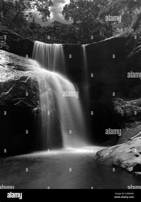 Waterfall Slow Shutter Stock Photo Alamy