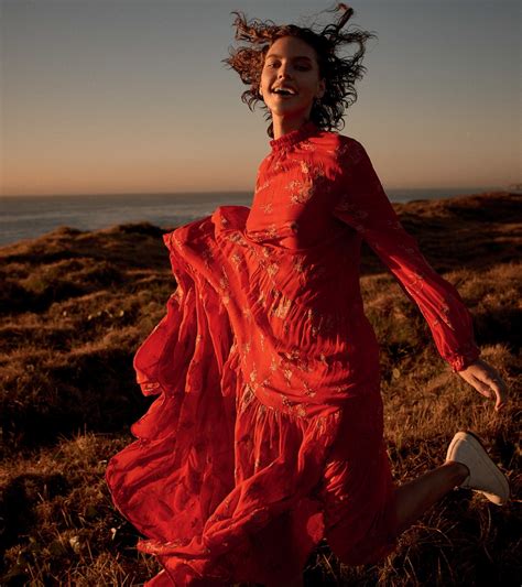 Maggie Jablonski Gets Joyful In Jake Terrey Images For Vogue Australia