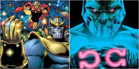 Dcs Darkseid Vs Marvels Thanos Who Would Win