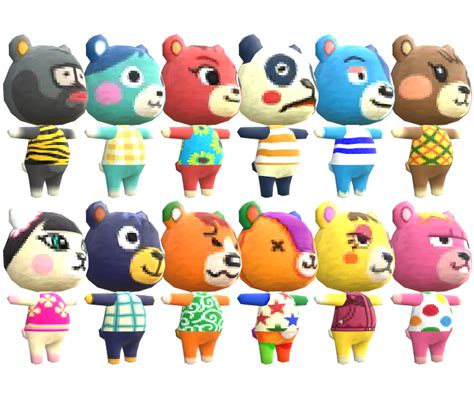 3ds Animal Crossing New Leaf Cubs The Models Resource