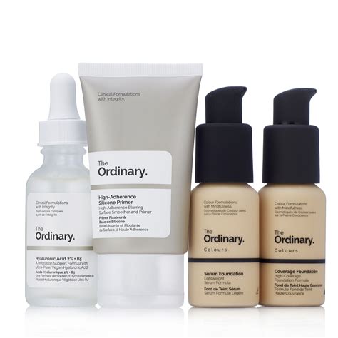 The Ordinary 4 Piece Foundation Collection - QVC UK