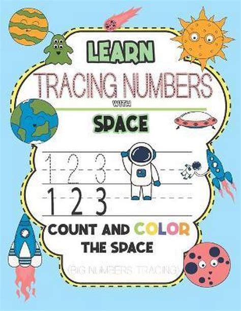 Learn And Tracing Numbers With Space Count And Color The Space Big