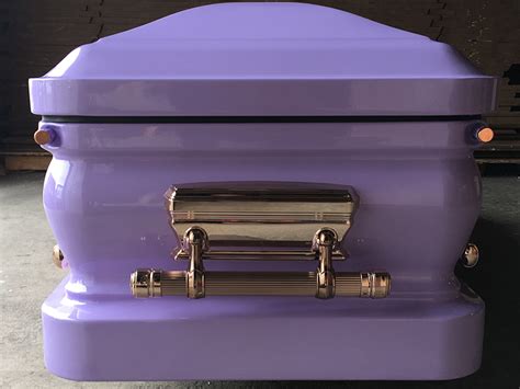 Lavender Casket Custom Casket Sky Caskets