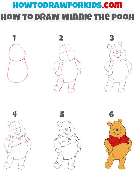 How To Draw Winnie The Pooh Easy
