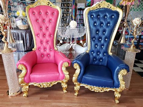 At kingthronechairs.com we specialize in renting one of a kind, unique throne type furniture pieces. King and Queen Thrones and Loveseats — Hamburger's Party ...