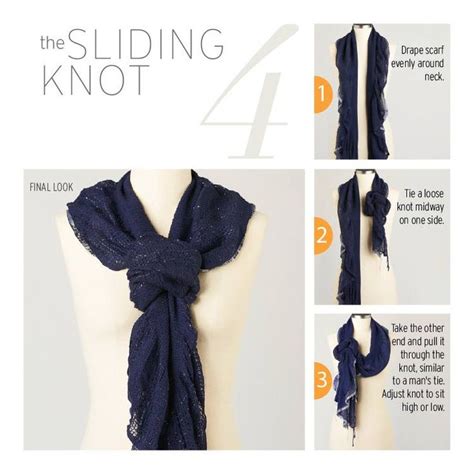 Ten Ways To Tie A Scarf Scarf Styles Fashion Scarf Knots