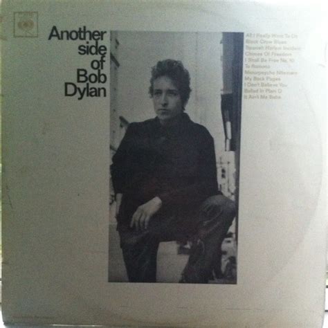 Bob Dylan Another Side Of Bob Dylan 1965 Vinyl Discogs