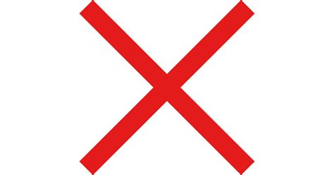 Kingdom Of Kongo Symbol Red X Clip Art Symbol Png Download 1200630
