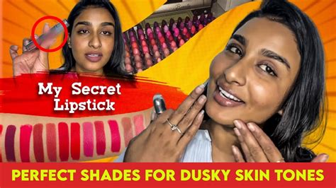 Top Beautiful Shades💄nude Lipstick Shades For Indian Dusky Brown Skin Ft Reshma Youtube