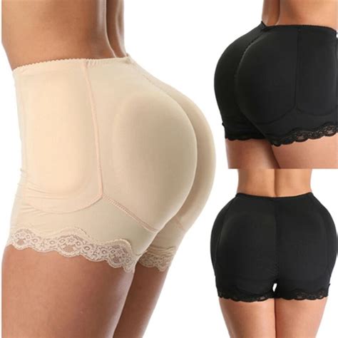 Women 2 4pcs Pads Enhancers Fake Ass Hip Butt Lifter Shapers Control Panties Padded Slimming