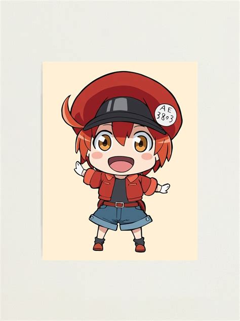 Cells At Work Red Blood Cell Photographic Print By Chibify Redbubble