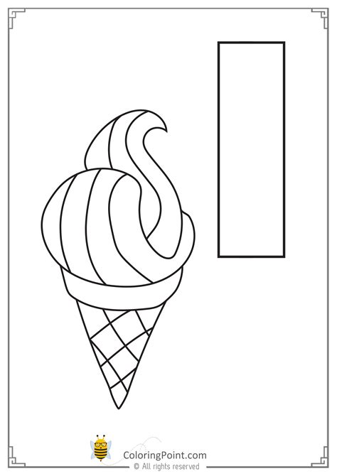 Letter I Coloring Book Free Printable Pages Ink Coloring Page Book My